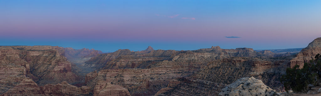 Twilight over San Rafael Swell